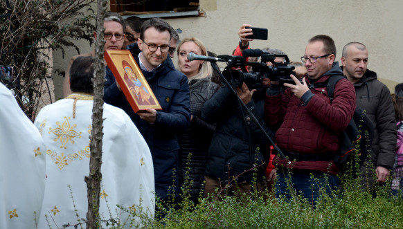 Petar Petković na proslavi Badnjeg dana u Zvečanu Petar Petković na proslavi Badnjeg dana u Zvečanu