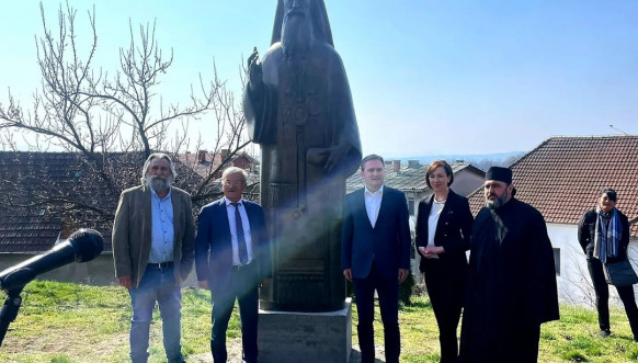 Selaković na otvaranju spomenika patrijarhu Germanu