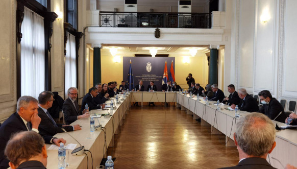 Selaković sa Žiofreom i ambasadorima zemalja članica EU Selaković sa Žiofreom i ambasadorima zemalja članica EU