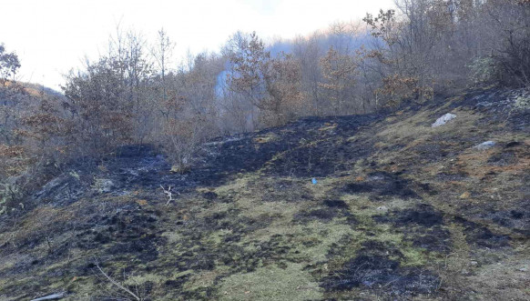 lokalizovan požar u Kosovskoj Kamenici
