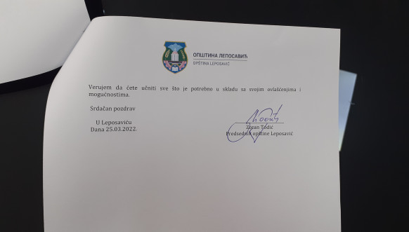 Dokumenti opština Leposavić Dokumenti opština Leposavić