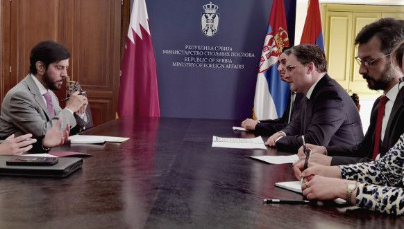 Selaković sa ambasadorom Katara