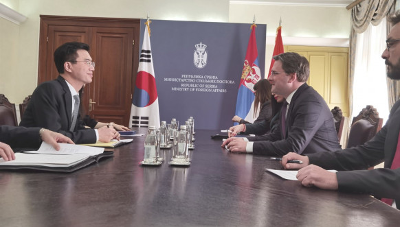Nikola Selaković i ambasador Republike Koreje