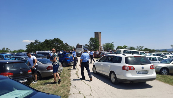 Gazimestan, policija