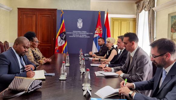Selaković sa ministarkom spoljnih poslova Esvatinija Selaković sa ministarkom spoljnih poslova Esvatinija