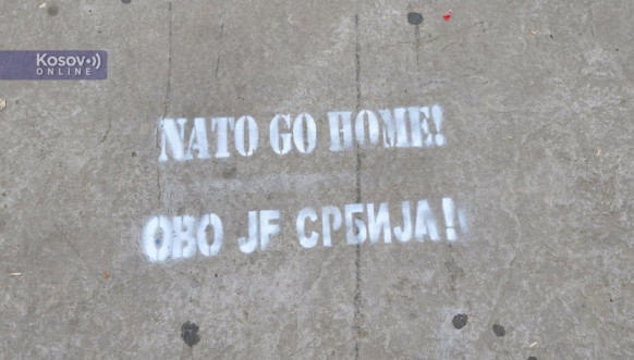 Grafiti u Severnoj Mitrovici
