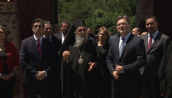 Selaković i Pendarovski u Prohoru Pčinjskom Selaković i Pendarovski u Prohoru Pčinjskom