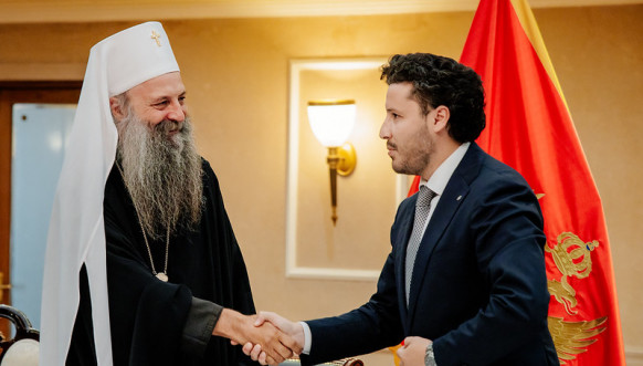 Patrijarh Porfirije i Abazović