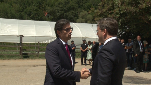 Selaković i Pendarovski u Prohoru Pčinjskom Selaković i Pendarovski u Prohoru Pčinjskom