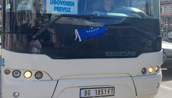 Autobus koji je prevozio Udruženje žitelja Planjana Autobus koji je prevozio Udruženje žitelja Planjana
