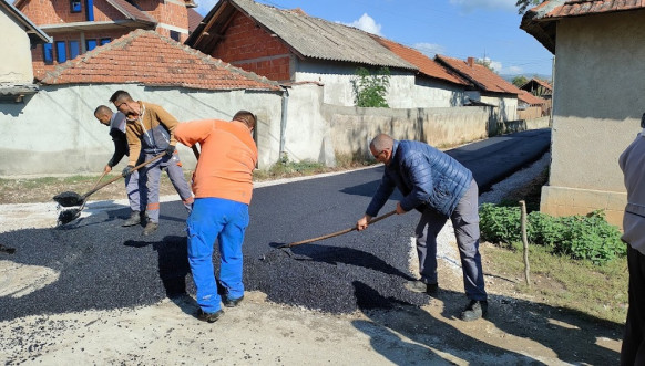 Asfaltiranje ulica u Gornjoj Gušterici Asfaltiranje ulica u Gornjoj Gušterici