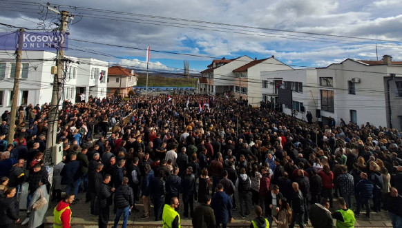 Gornje Kusce - skup podrške Srbima sa severa Kosova Gornje Kusce - skup podrške Srbima sa severa Kosova