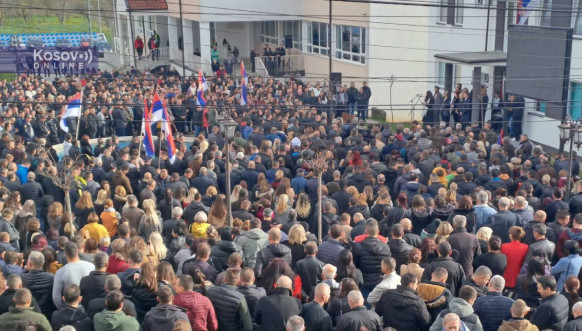 Gornje Kusce - skup podrške Srbima sa severa Kosova Gornje Kusce - skup podrške Srbima sa severa Kosova