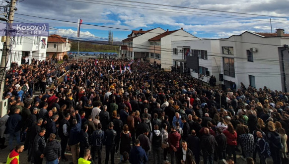 Gornje Kusce - skup podrške Srbima sa severa Kosova Gornje Kusce - skup podrške Srbima sa severa Kosova