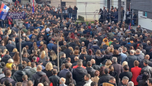Gornje Kusce - skup podrške Srbima sa severa Kosova Gornje Kusce - skup podrške Srbima sa severa Kosova
