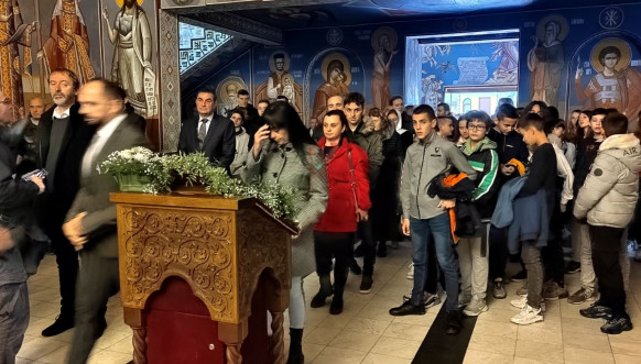 Liturgija u hramu Svetog Dimitrija