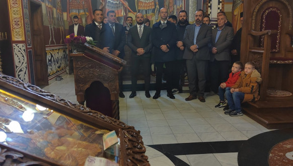 Liturgija u hramu Svetog Dimitrija
