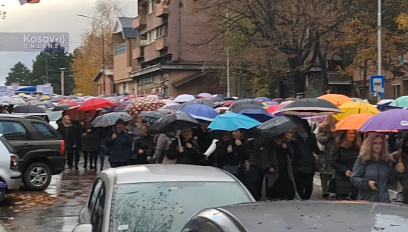Protest žena u Severnoj Mitrovici
