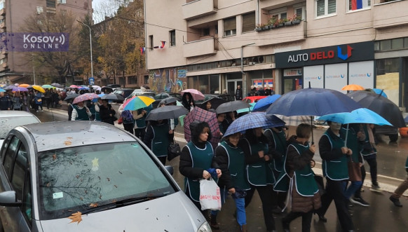 Protest žena u Severnoj Mitrovici