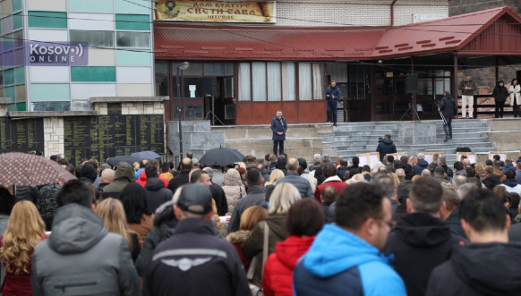 Štrpce - skup podrške Srbima sa severa Kosova Štrpce - skup podrške Srbima sa severa Kosova