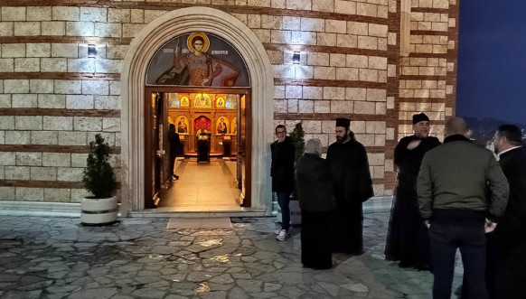 večernje bdenje u hramu Svetog Dimitrija večernje bdenje u hramu Svetog Dimitrija
