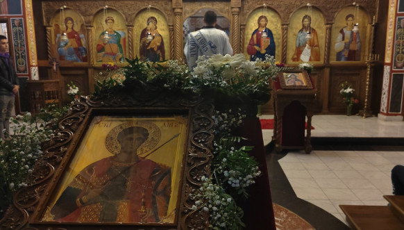 večernje bdenje u hramu Svetog Dimitrija večernje bdenje u hramu Svetog Dimitrija