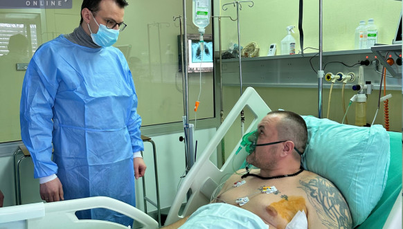 Petković u poseti Miljanu Deleviću Petković u poseti Miljanu Deleviću