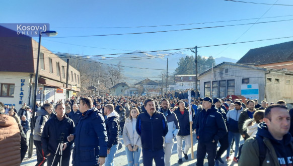 Protest Srba u Kamenici i Štrpcu