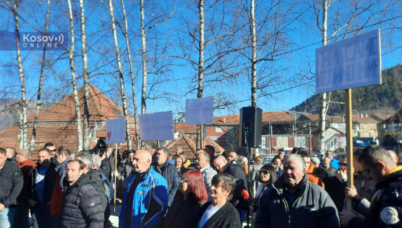 Protest Srba u Kamenici i Štrpcu