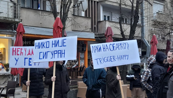 Protest u Severnoj Mitrovici