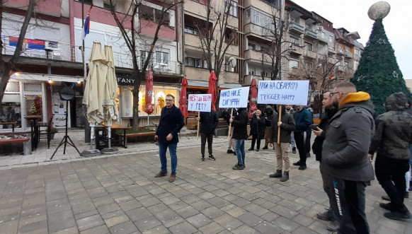 Protest u Severnoj Mitrovici