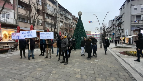 Protest u Severnoj Mitrovici