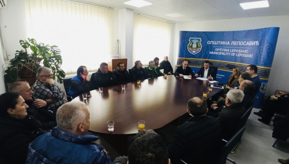 Sastanak u Leposaviću povodom eksproprijacije zemljišta