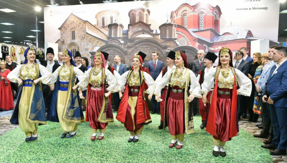 Štand Kancelarije za KiM na Sajmu turizma