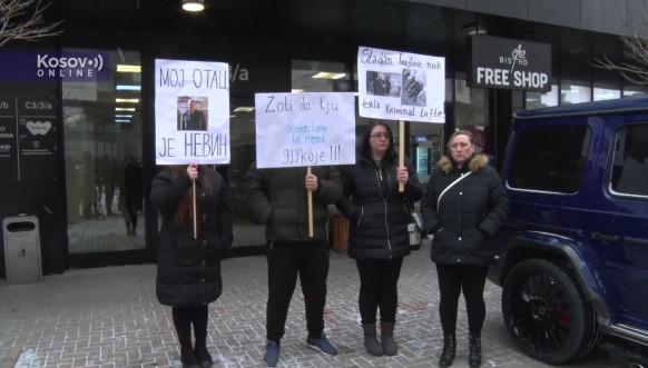 Protest porodice Slađana Trajkovića