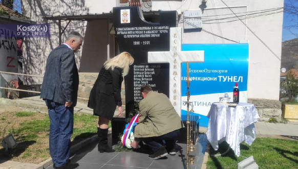 Obeležavanje godišnjice NATO bombardovanja - Zvečan