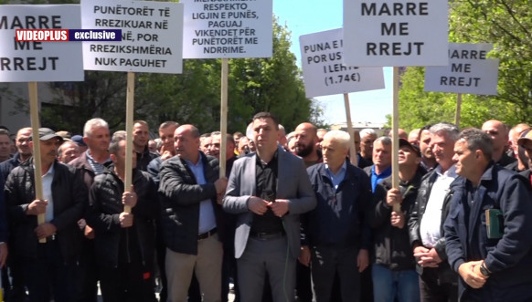 Protest radnika KEK
