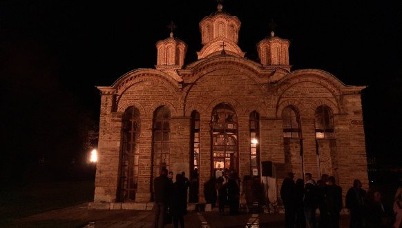Gračanica liturgija Vaskrs