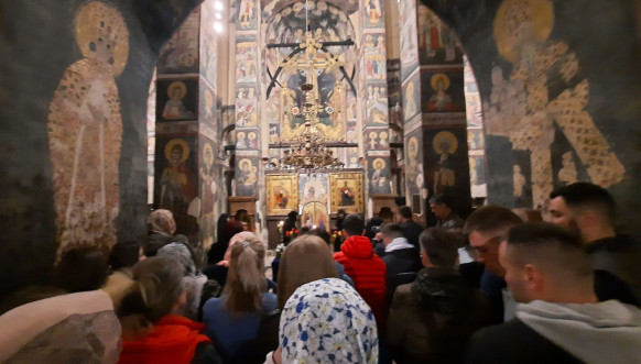 Gračanica Vaskrs liturgija