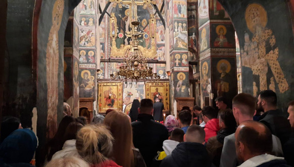 Gračanica Vaskrs liturgija