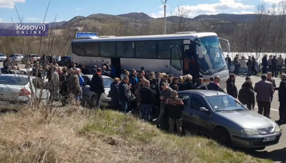 Protest kod Bistričkog mosta