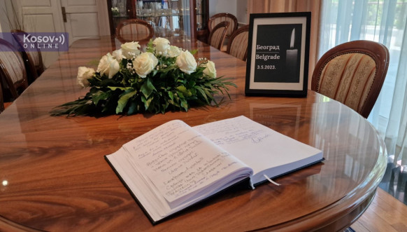 Knjiga žalosti u Ambasadi Srbije u Severnoj Makedoniji