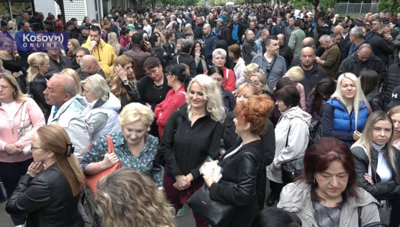 Protest Srba u Zvečanu