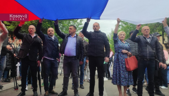Protest Srba u Zvečanu