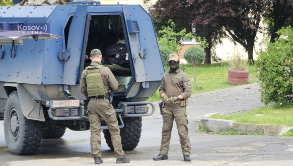 Specijalci Kosovske policije u Lepsoaviću