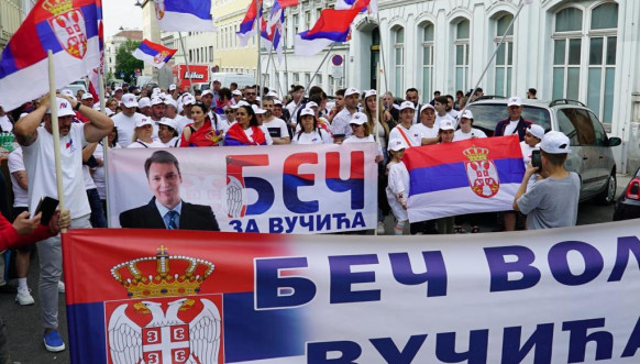 Srbi iz Beča poslali poruku podrške skupu "Srbija nade"
