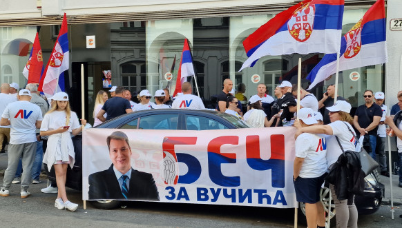 Srbi iz Beča poslali poruku podrške skupu "Srbija nade"