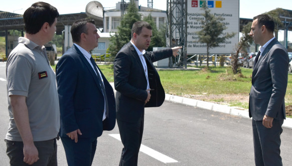 Bogoev na graničnom prelazu Tabanovce