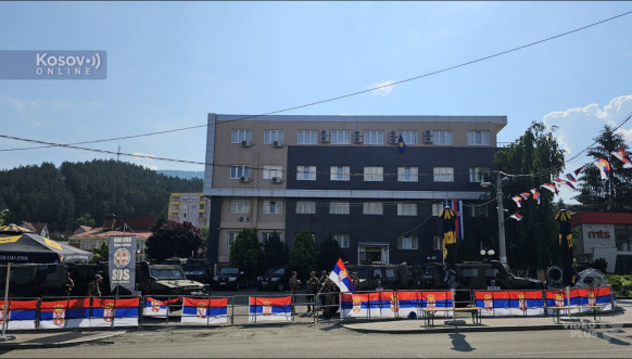 Protest u Leposaviću Protest u Leposaviću