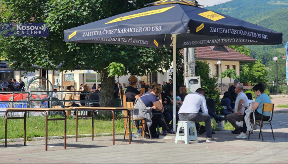 Protest u Leposaviću Protest u Leposaviću